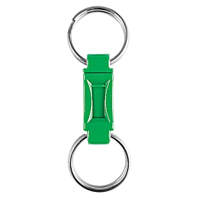 Plastic pull apart key ring on sale
