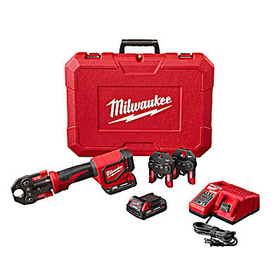 M18 Short Throw Press Tool Kit w/ PEX Crimp Jaws by Milwaukee at