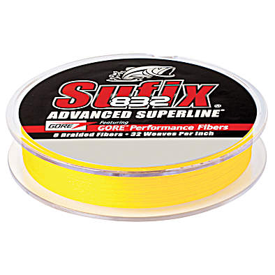 832 Advanced Superline - Hi-Vis Yellow by Sufix at Fleet Farm