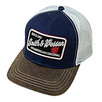 Men s American Original Patch Mesh Back Trucker Cap by Smith Wesson at Fleet Farm