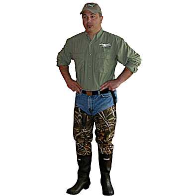 Men s Max 5 Camo 2 Ply Hip Boots by Waterfowl Wading Systems at Fleet Farm