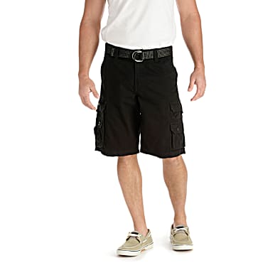 Men's Wyoming Dungaree Black Cotton Cargo Shorts by Lee at Fleet Farm