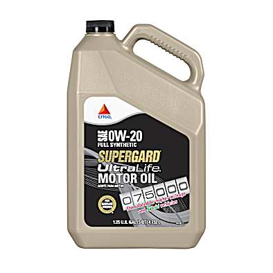 Supergard High Mileage Full Synthetic 0w20 Motor Oil by CITGO at