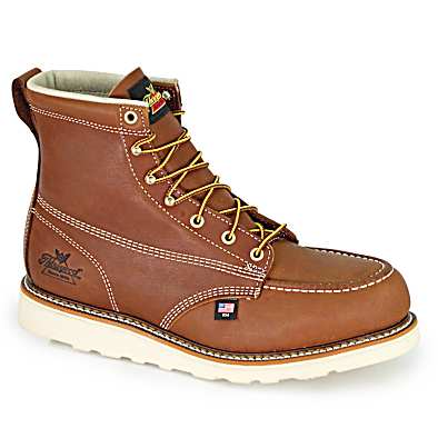 Men s Crazyhorse Tobacco American Heritage 6 in. Moc Safety Toe Boots by Thorogood at Fleet Farm
