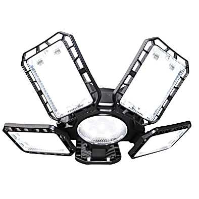 8000 Lumen Adjustable 5-Panel LED Garage Bulb by GT-Lite at Fleet Farm