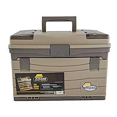 Guide Series Graphite/Sandstone Drawer Tackle Box by Plano at