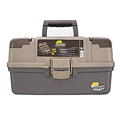 Plano Guide Series Tray Tackle Box - Graphite/Sandstone