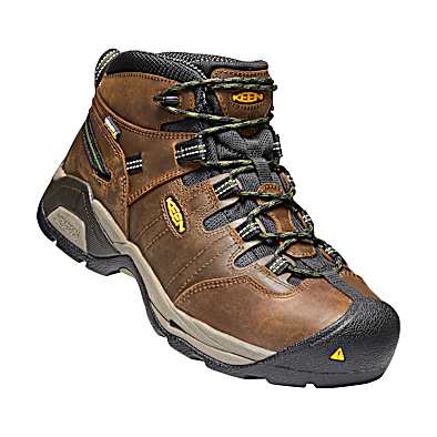 Men's Detroit XT Cascade Brown/Bronze Green Mid Steel Toe Boots by