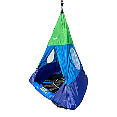 40 in Blue Green Outdoor Teepee Tent Swing by M M Sales at Fleet Farm