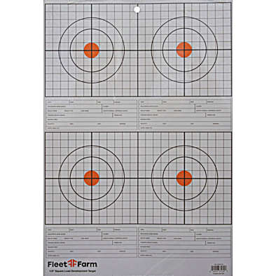 TARGETページ 12 x 18 Load Development Paper Target - 12 Pk by Fleet Farm at