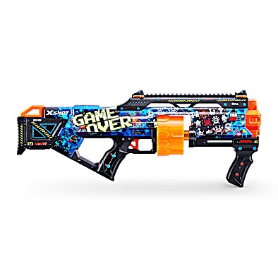 Skins-Last Stand 16 Dart Blaster - Assorted by ZURU X-SHOT at Skins-Last Stand 16 Dart Blaster - Assorted by ZURU X-SHOT at