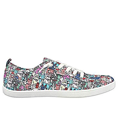Women s Multi B Cute Friends Fur Ever Dogs Lace Up Shoes by BOBS at Fleet Farm