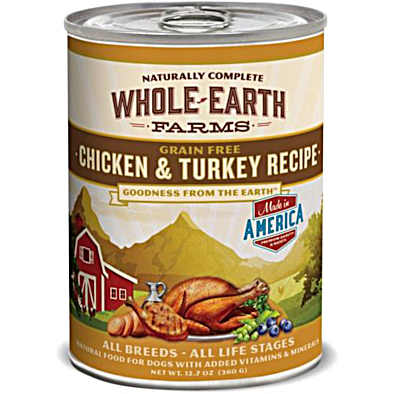Naturally complete whole earth farms dog food best sale