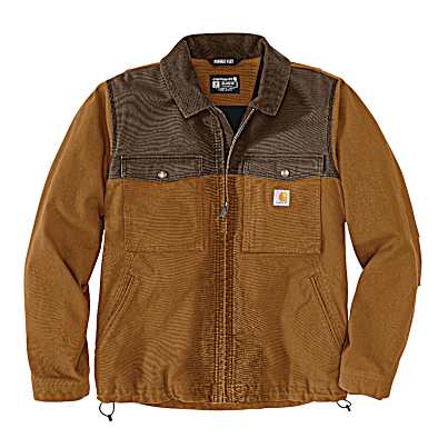Men's Montana Rugged Flex Relaxed Fit Duck Insulated Jacket by
