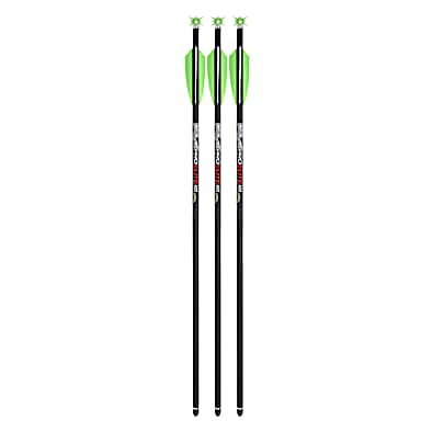 Lighted Alpha-Blaze Pro Elite 400 Carbon Crossbow Arrows by