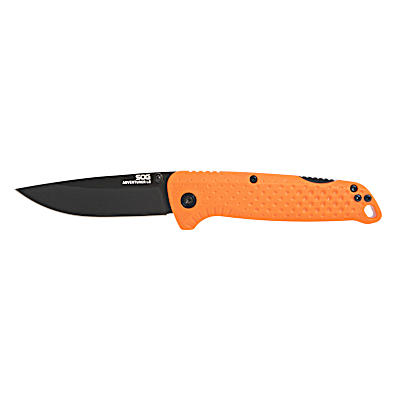 Blaze Orange/Black Adventurer LB 3.5 in Blade Hunting Knife by SOG