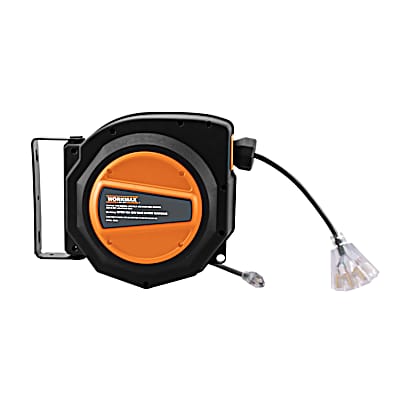 50 ft 12/3 Retractable Extension Cord Reel by Workmax at Fleet Farm 50 ft 12/3 Retractable Extension Cord Reel by Workmax at Fleet Farm