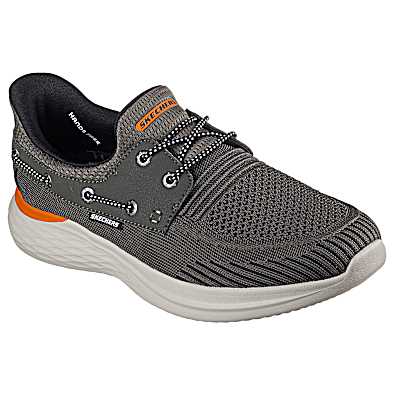 Men's Olive Lawson Knit Boat Shoes by Skechers USA at Fleet Farm