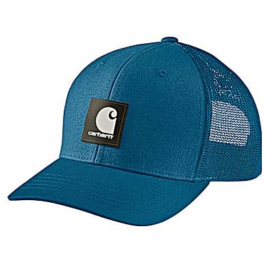 Men's Rugged Flex Twill Mesh-Back Logo Patch Cap by Carhartt at