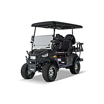 Kruiser 4P Element Lithium Golf Cart - Matte Black by Kandi at