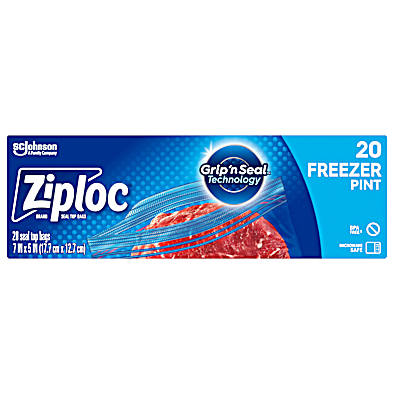 Pint Freezer Bags - 20 Ct. by Ziploc at Fleet Farm