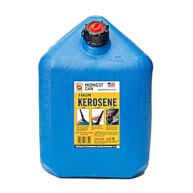 5 gal Blue Auto Shut-Off Kerosene Container by Midwest Can