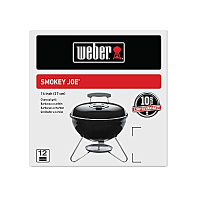 Smokey Joe 14 in Black Portable Charcoal Grill by Weber at Fleet Farm