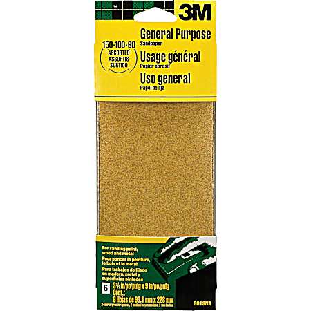 Aluminum Oxide Assorted Grit Sandpaper
