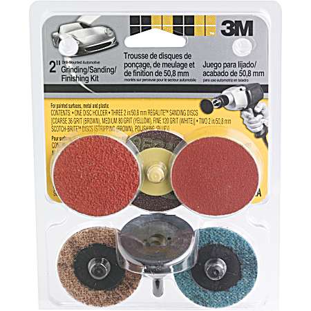 Drill-Mounted Grinding/Sanding/Finishing Kit