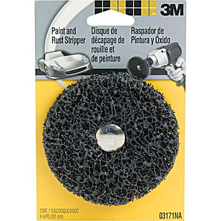 Drill-Mounted Paint & Rust Stripper