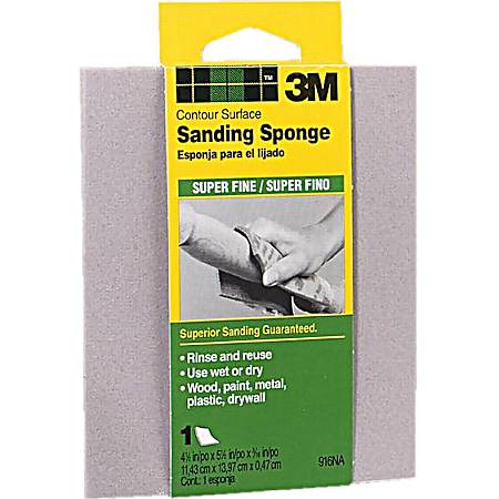 Contour Surface Sanding Sponge - Extra Fine