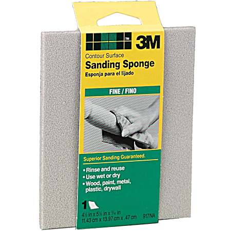 Contour Surface Sanding Sponge - Fine