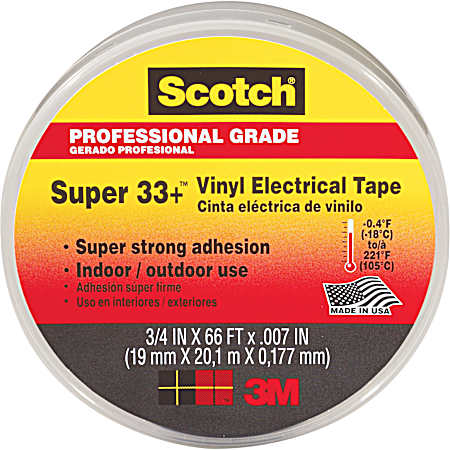 Super 33+ Vinyl Electrical Tape 3/4 In. x 66 Ft.
