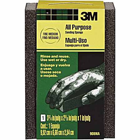Small Area Sanding Sponge - Fine/Medium