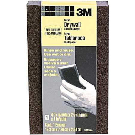 Large Drywall Sanding  Sponge - Fine/Medium