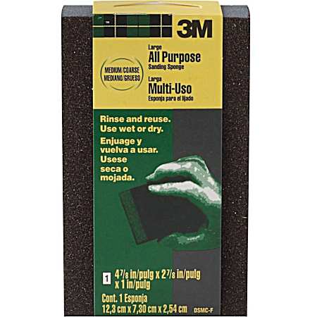 Large Area Sanding Sponge - Medium/Coarse