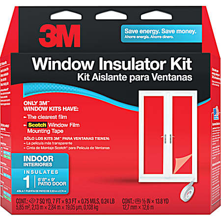 Indoor Patio Door Insulator Kit