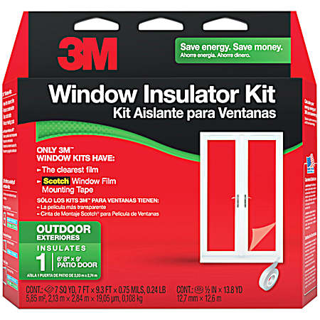 Outdoor Patio Door Insulator Kit