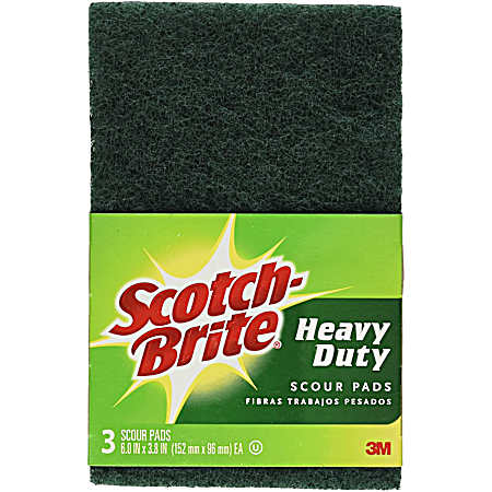 Heavy-Duty Scour Pads - 3 Pk.