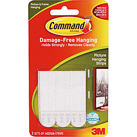 6 Sets Hanging Strips - Medium