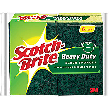 Heavy-Duty Scrub Sponges - 6 Pk.