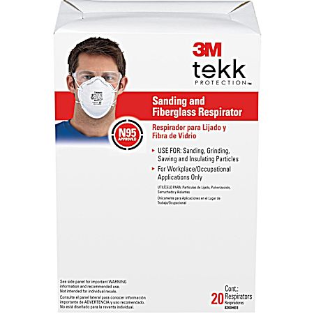 Sanding & Fiberglass Respirator - 20 Pk