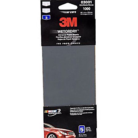 Wetordry Automotive Sandpaper - 1000 Grit