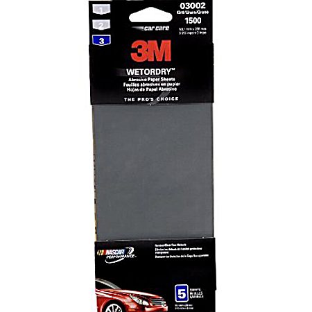 Wetordry Automotive Sandpaper - 1500 Grit