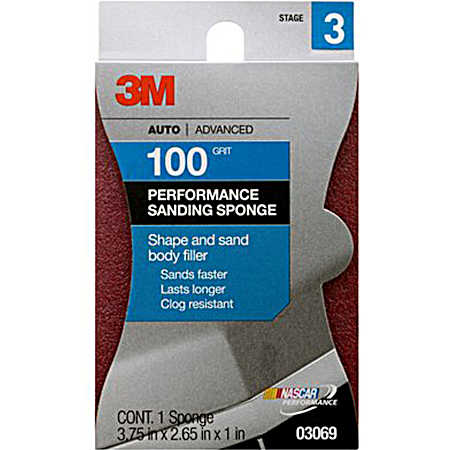 Performance Sanding Sponge 100 Grit