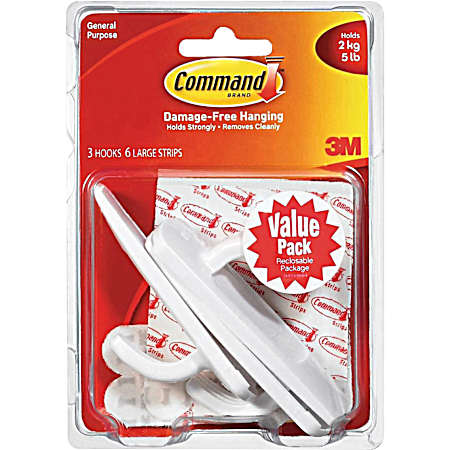 3 Pk. Large Utility Hooks