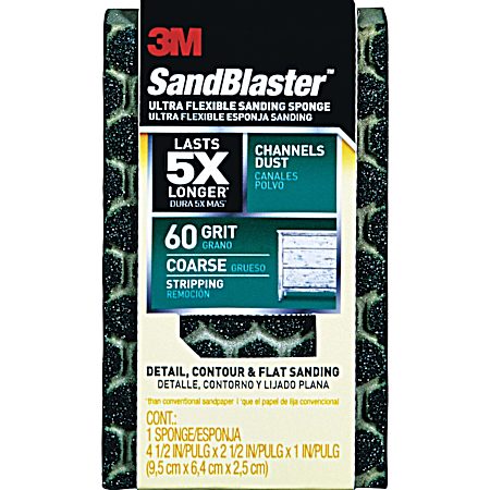 SandBlaster 60 Grit Sanding Sponge