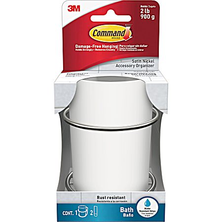 Command Bath Accessory Organizer