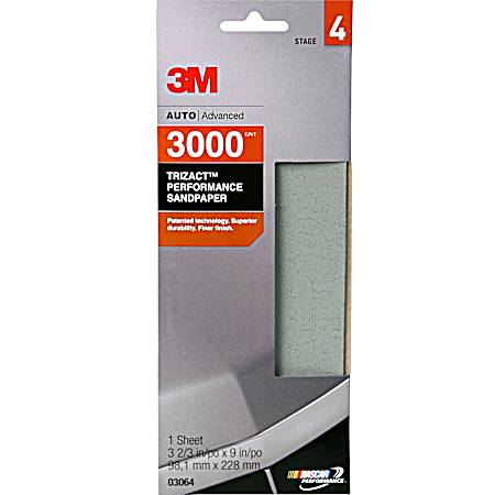 Trizact Performance 3000 Grit Sandpaper