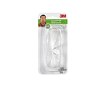 Clear SecureFit 200 Safety Eyewear w/ Anti-Fog Lens